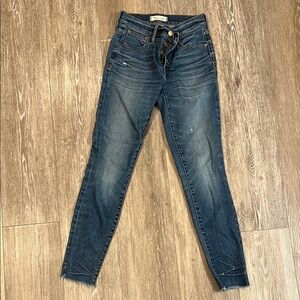 Madewell 9” Highrise Skinny Skinny Jeans - Size 25